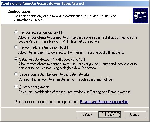 VPN: Select Virtual Private Network