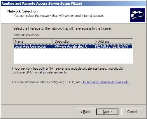 VPN: Choose network adapter that connects to Internet